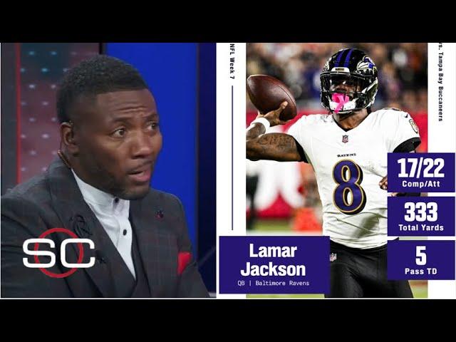 LAMAR JACKSON IS ON FIRE ! - Ryan Clark breaks Ravens 41-31 win over Bucs for 5th straight win