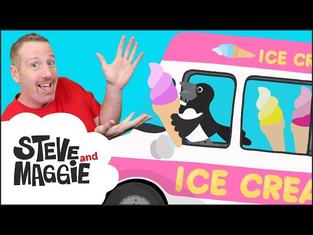 The Wheels on the Ice Cream Truck with Steve and Maggie | Cars for Kids | Wow English TV