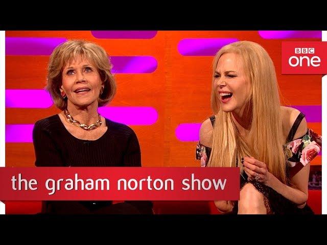 Jane Fonda's reunion with Robert Redford - The Graham Norton Show: 2017 - BBC