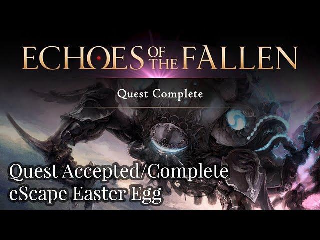 FFXVI Echoes of the Fallen - Quest Accepted/Complete Easter Egg (eScape)