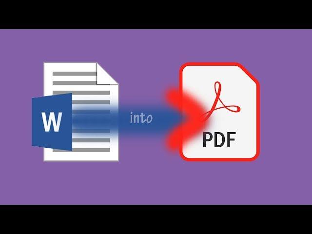 How to Convert docx to PDF - 2 ways