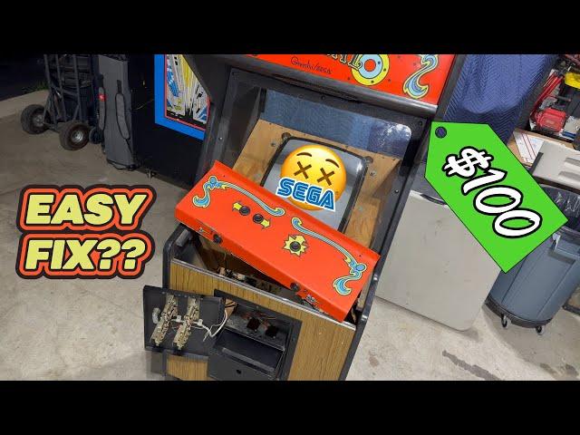 Can we fix this DEAD Sega arcade game I got for $100? 