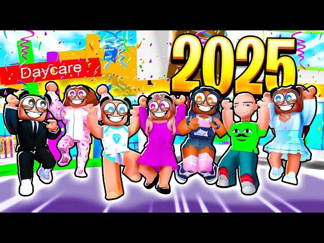 DAYCARE NEW-YEAR REWIND 2025 | Roblox | Brookhaven RP