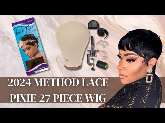 NEW 2024 Lace Closure Pixie Quick Weave Wig