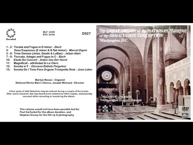 Marilyn Mason - The Great Organ of the National Shrine - SQ Quadraphonic LP 4.0 real surround