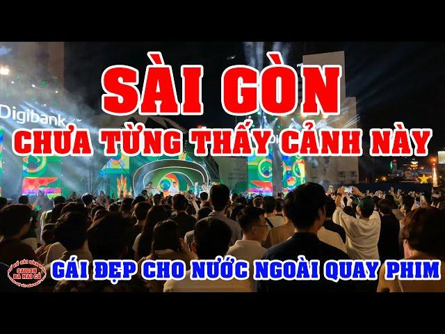 SÀI GÒN CHƯA TỪNG THẤY CẢNH NÀY GÁI ĐẸP ở PHỐ ĐÈN ĐỎ cho KHÁCH TÂY QUAY PHIM THOẢI MÁI