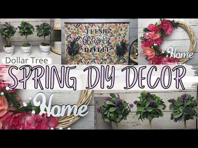 Pretty Spring DIY Decor | Dollar Tree DIY | Collab with Artsy Cupcake