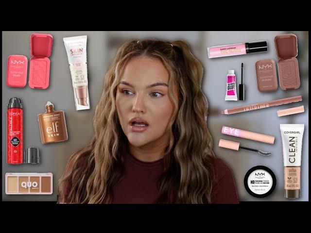 FULL FACE TRYING VIRAL DRUGSTORE MAKEUP! HOLY GRAILS!