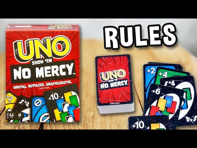 how to play UNO (show em' no mercy!) - GAMEPLAY / RULES |  SPIELREGELN TV