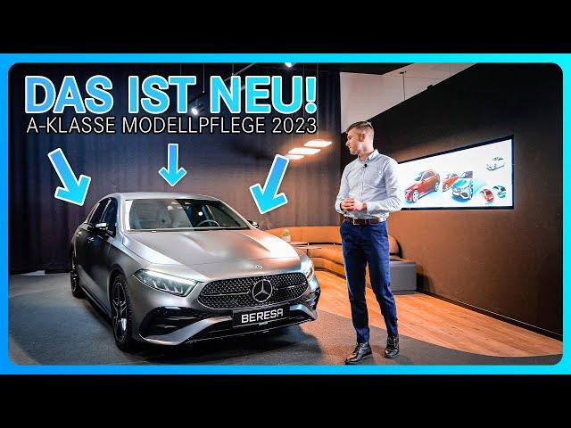 Mercedes A-Class 2023 - TOP 8 Changes of the new facelift