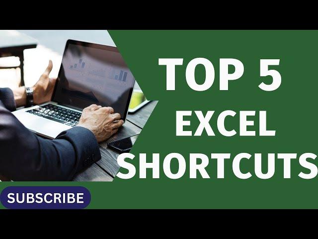 5 Most used Excel Shortcuts #excelshortcuts