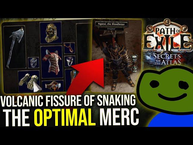 PoE 3.26 - Best Merc For Volcanic Fissure of Snaking