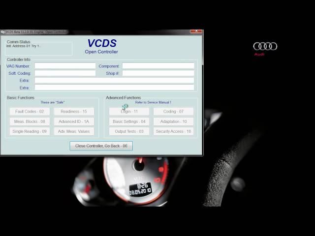 Activate Cruise Control VCDS - VW Audi Skoda Seat