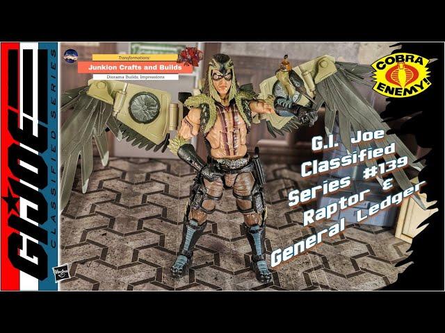 Birds of Battle: G.I. Joe Classified #139 Raptor & General Ledger Take Flight!