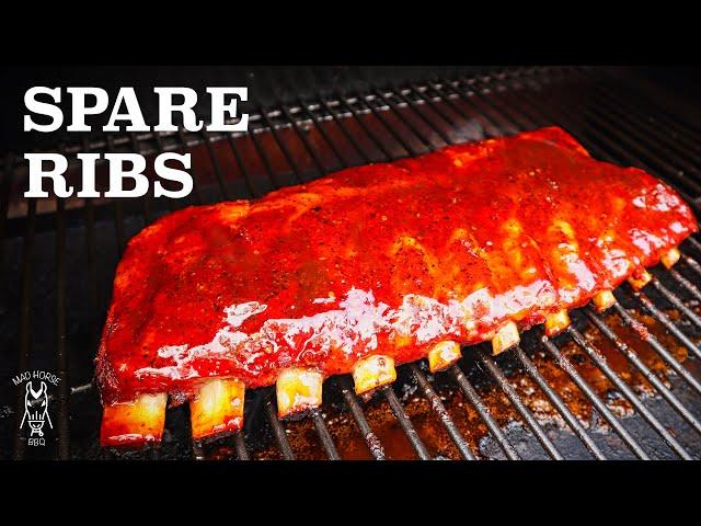 Easy Smoked Spare Ribs | Smoked Spare Ribs On A Pellet Grill