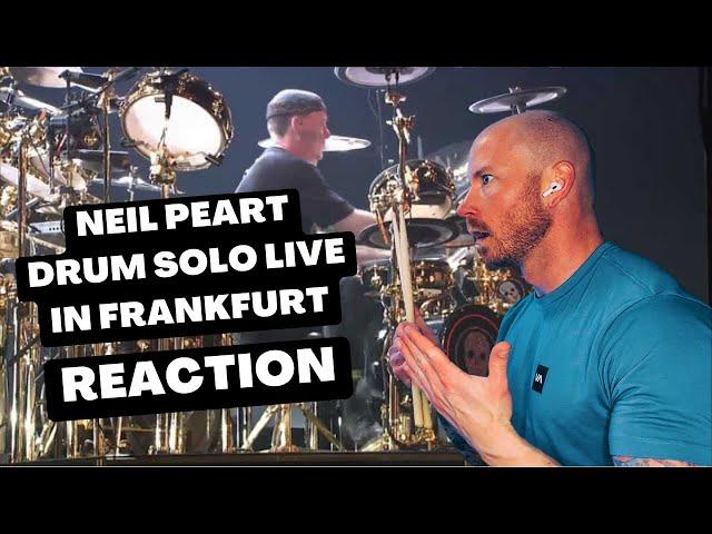 Drummer Reacts To - NEIL PEART DRUM SOLO - RUSH LIVE IN FRANKFURT FIRST TIME HEARING Reaction