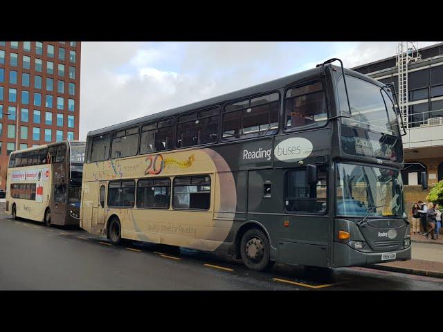 Full Ride: Bus Route 26 Reading - Calcot IKEA . Reading Buses Scania OmniDekka N94UD 805 (YN54 AEW)