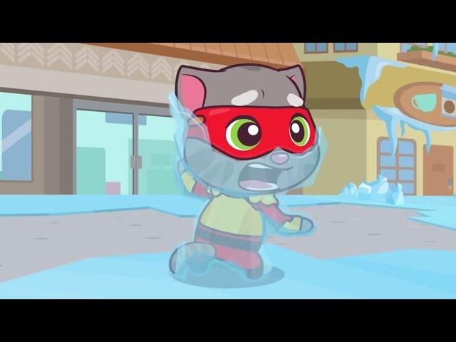 Winter Marathon with Talking Tom Heroes  Cartoon Compilation