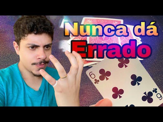 MÁGICA de VERDADE! SEM TOCAR NO BARALHO - TUTORIAL