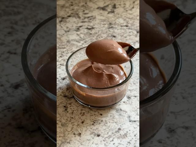 Single-Serve Healthy Chocolate Pudding with an extra protein boost! 