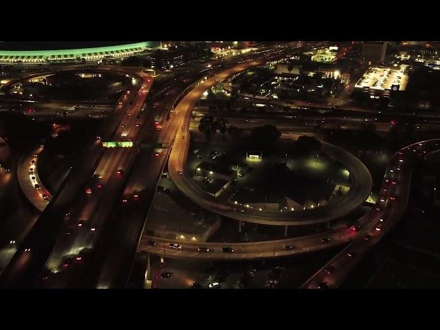 2022 Downtown Los Angeles 4k Drone Stock Hyperlapse Footage by ovrviewLA Part 107 Licensed