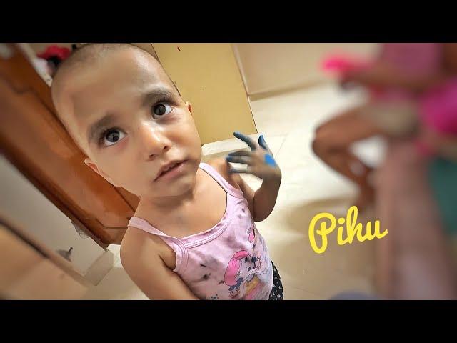 Pihu Radha Mata bangayi  Pihu cute moments || Pihu and Rasbhari Moments ||