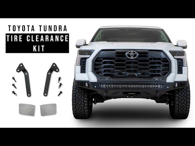 2022-2024 Toyota Tundra Tire Clearance Kit Install