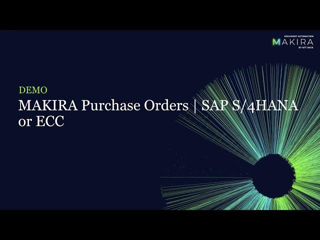 MAKIRA Purchase Orders | SAP S/4HANA or ECC