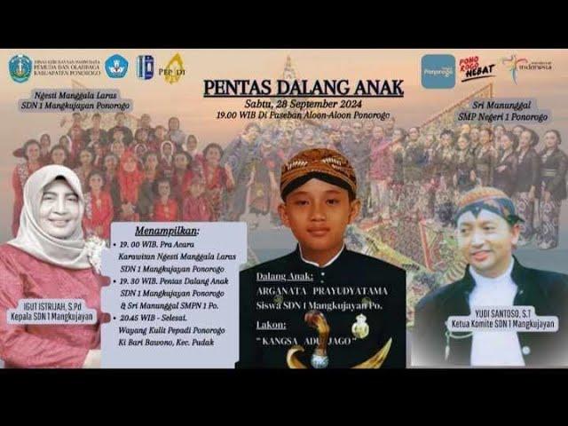  LIVE KARAWITAN & PENTAS DALANG CILIK ARGANATA PRAYUDYATAMA  // SDN 1 MANGKUJAYAN PONOROGO