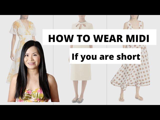 Midi Dresses for Short Girls- How to Make it Work on Petites