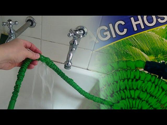 How to fix leaking into the expansible garden hose Magic Hose