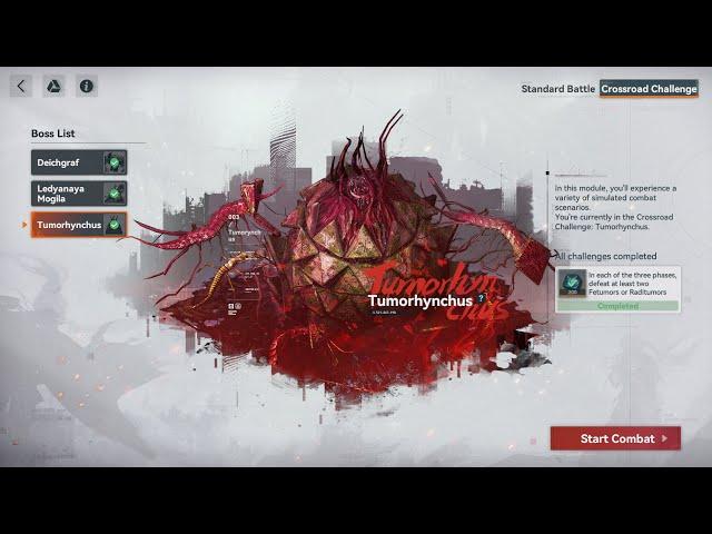 「GFL2: Exilium」- Crossroads: Tumorhynchus Simultaneous Kill Challenge