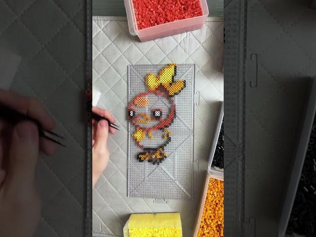 #255 Torchic - Pokémon Perler Bead Timelapse