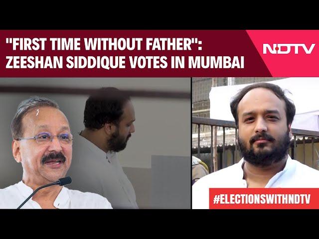 Baba Siddique Latest | 'My Father With Me': Zeeshan Siddique Votes In Mumbai