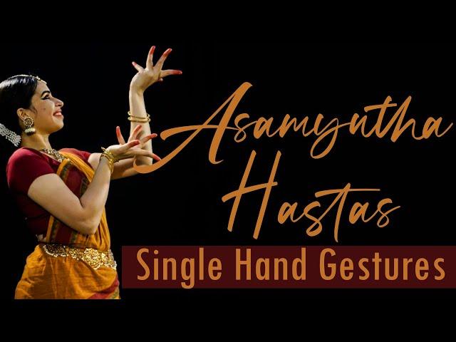 Asamyutha Hastas | Bharatnatyam | Mudras for Beginners | Single Hand Gestures | Sheetal Hemanth|SNBA