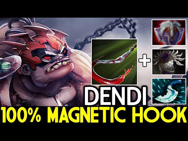 DENDI [Pudge] Epic Legend Butcher with 100% Magnetic Hook Dota 2