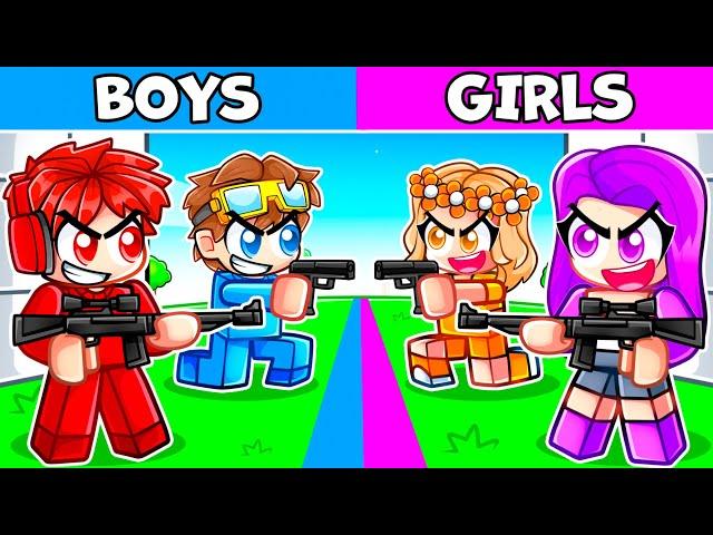 BOYS vs GIRLS in Roblox Rivals!