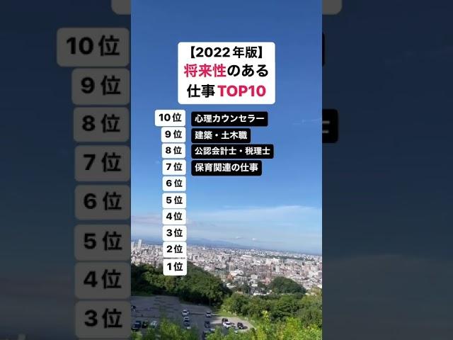 【2022年版】将来性のある仕事TOP10