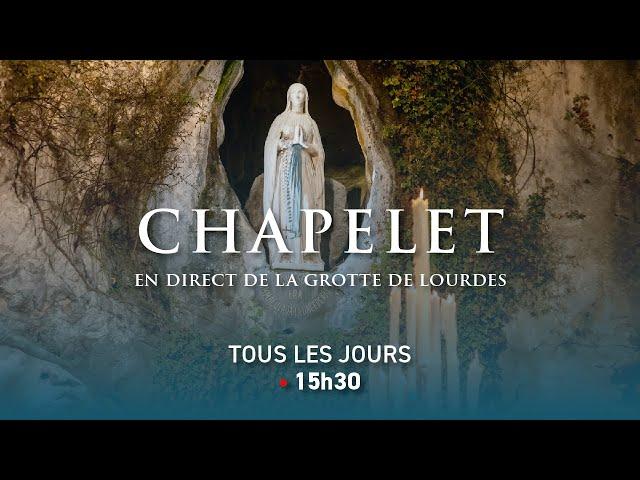 Le Chapelet depuis la Grotte de Lourdes - 29/09/2024