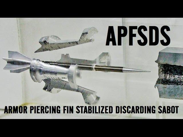 APFSDS long rod penetrator animation and slow motion impacts