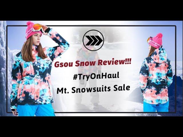 Women's Gsou Snow 10k All Functional Winter Snowboard Jacket Customer Review