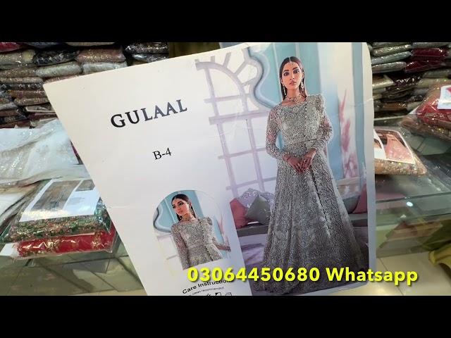 Heavy Wedding Maxi Maria B & Gulaal on Sale | Bridal Handwork adda work stone work