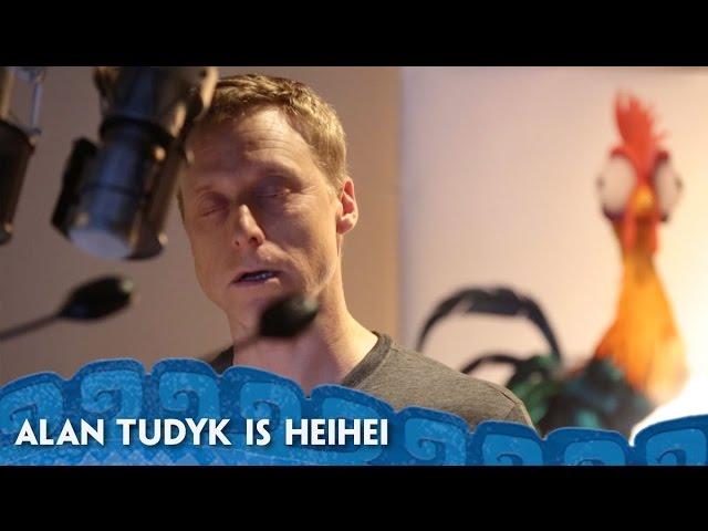 Alan Tudyk's Heihei Recording Session - #MoanaMondays