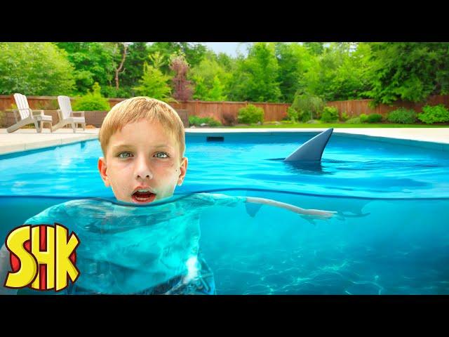 Pool Monster Swimming Investigation: What's Lurking Beneath? ‍️ SHK Challenge