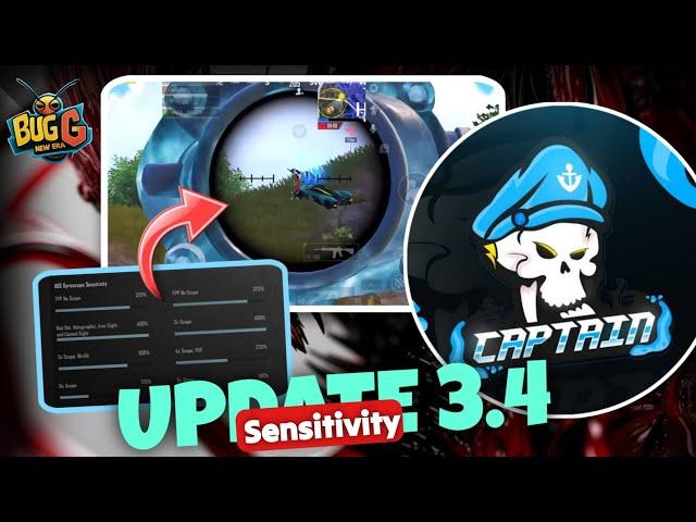 Star Captain : Best 3.4 Sensitivity Settings 4 Finger Control Code | Its BugG