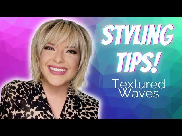 Synthetic Wigs Styling!  Adding Texture and Volume to Short Wigs