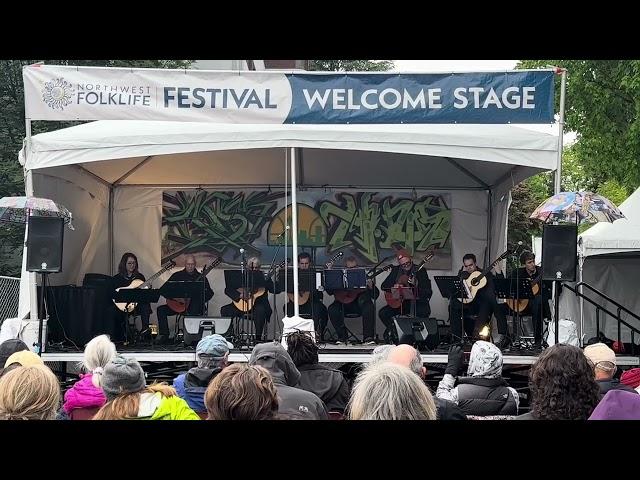 Seattle Guitar Orchestra plays Kothibiro NWFL 2024 SGO