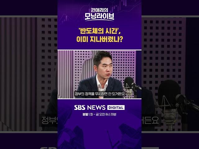 '반도체의 시간', 이미 지나버렸나? #권애리모닝라이브 #shorts