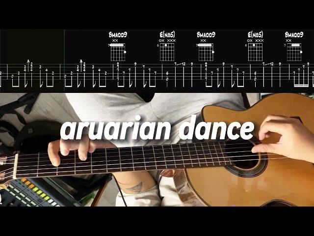 aruarian dance (nujabes) - guitar solo tab