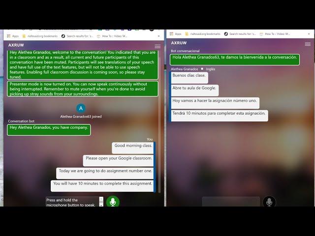 Microsoft Translator & Split Screen Tutorial For Google Meet (See Participants While Presenting!)